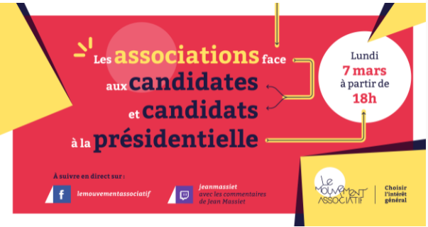 Les associations face aux candidats #Présidentielle2022