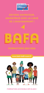 Page de garde de la plaquette BAFA de la FAL 72