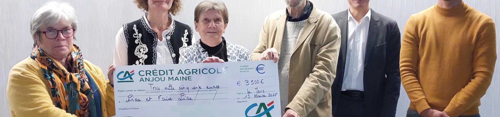 Engagement du Crédit Agricole pour la passion de la lecture, dans le cadre du programme Lire et Faire Lire